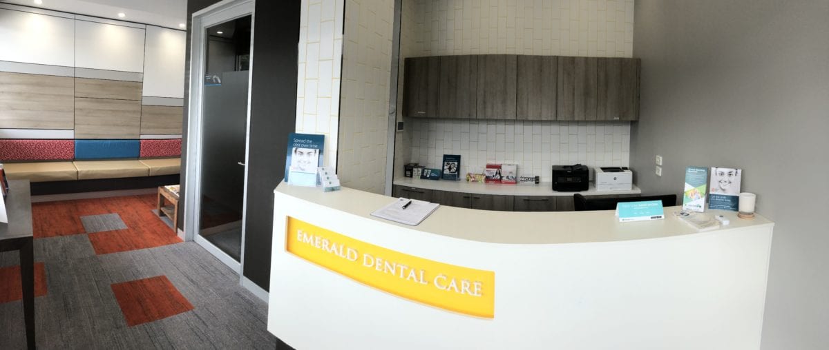 Reception at Emerald Dental Care